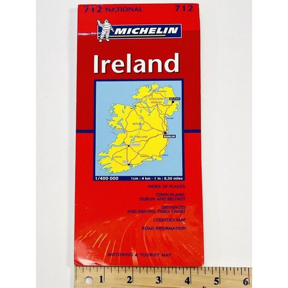 2006 Michelin Travel Tourism Tourist Transportation Street Fold-Out MAP #712 - Picture 3 of 6